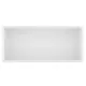 Półka wnękowa WALL-BOX ONE White 45x20x10 cm biała ze stali nierdzewnej z kołnierzem